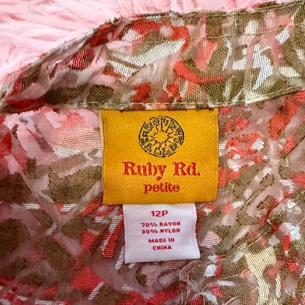 Ruby Rd. Women's Multicolor Jean Jacket - Picture 2 of 3